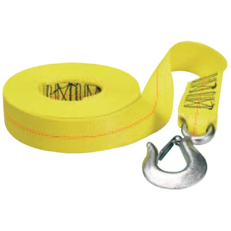 Fulton 2 X 20' Heavy Duty Winch Strap And Hook, Display Pack